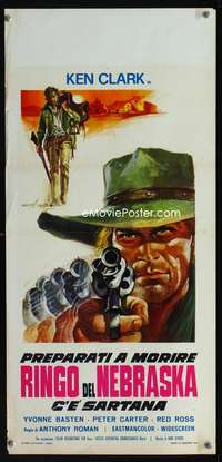 v396 RINGO FROM NEBRASKA Italian locandina movie poster R70 western!