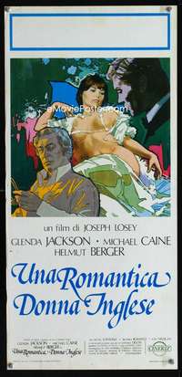 v400 ROMANTIC ENGLISHWOMAN Italian locandina movie poster '75 sexy!