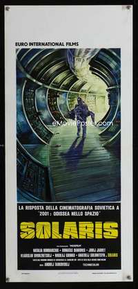 v417 SOLARIS Italian locandina movie poster '72 Renato Casaro art!