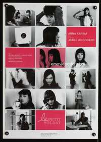 v117 LE PETIT SOLDAT Japanese movie poster R90s Jean-Luc Godard