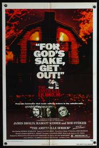 w050 AMITYVILLE HORROR one-sheet movie poster '79 AIP, James Brolin