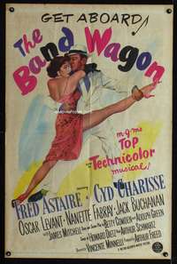 w082 BAND WAGON one-sheet movie poster '53 Astaire, sexy Cyd Charisse!