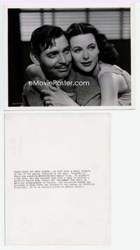 y059 COMRADE X deluxe 8x10 movie still '40 Gable & Lamarr by Bull!