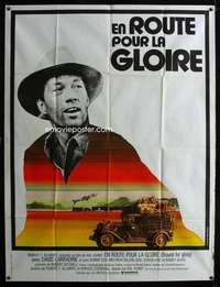 z022 BOUND FOR GLORY French one-panel movie poster '76 Carradine as Guthrie!