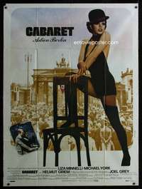 z024 CABARET French one-panel movie poster '72 Liza Minnelli, Bob Fosse