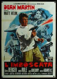 z404 AMBUSHERS Italian one-panel movie poster '67 Dean Martin by Deseta!