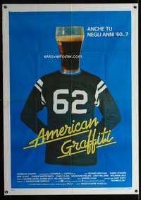 z405 AMERICAN GRAFFITI Italian one-panel R70s George Lucas teen classic, completely different image