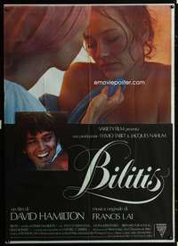 z421 BILITIS Italian one-panel movie poster '77 David Hamilton lesbian sex!