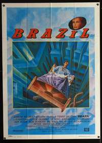 z430 BRAZIL Italian one-panel movie poster '85 Terry Gilliam, De Niro