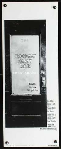 b117 BROADWAY DANNY ROSE insert movie poster '84 Woody Allen