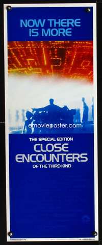b166 CLOSE ENCOUNTERS OF THE THIRD KIND S.E. insert movie poster '80