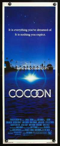 b167 COCOON insert movie poster '85 Ron Howard classic, Don Ameche
