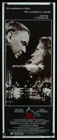 b256 FIRST DEADLY SIN insert movie poster '80 Frank Sinatra, Dunaway