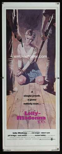 b410 LOLLY MADONNA XXX insert movie poster '73 Rod Steiger, Hubley