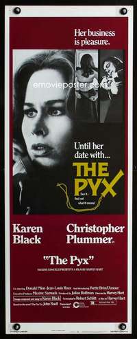 b552 PYX insert movie poster '73 Karen Black, Christopher Plummer