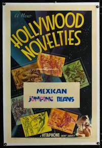 d253 HOLLYWOOD NOVELTIES linen one-sheet movie poster '40/41 Vitaphone short