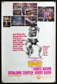 f092 STRANGER IN THE HOUSE 40x60 movie poster '68 James Mason, Geraldine Chaplin