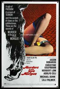f104 MURDERS IN THE RUE MORGUE 40x60 movie poster '71 Edgar A. Poe