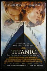 f115 TITANIC 40x60 movie poster '97 Leonardo DiCaprio, Kate Winslet
