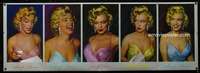 f062 MARILYN MONROE commercial movie poster '70s 5 sexy pics!