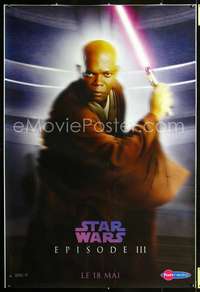 f037 REVENGE OF THE SITH French one-panel movie poster '05 Samuel L. Jackson