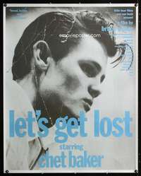 f049 LET'S GET LOST special movie poster '88 Chet Baker, Weber
