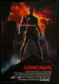 f071 DAREDEVIL DS vinyl banner movie poster '03 super Ben Affleck!