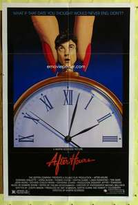 h017 AFTER HOURS style B one-sheet movie poster '85 Scorsese, Mattelson art!