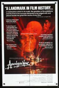 h028 APOCALYPSE NOW reviews one-sheet movie poster '79 Coppola, Peak art