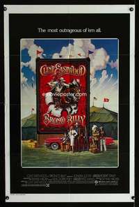 k094 BRONCO BILLY one-sheet movie poster '80 Clint Eastwood, Sondra Locke