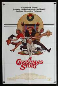 k141 CHRISTMAS STORY one-sheet movie poster '83 best classic Xmas movie!