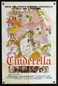 k144 CINDERELLA one-sheet movie poster '77 sexy fairy tale!