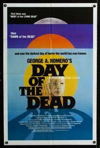 k178 DAY OF THE DEAD one-sheet movie poster '85 George Romero sequel!