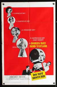 k195 DO NOT DISTURB one-sheet movie poster '65 Doris Day, Rod Taylor