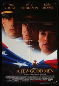 k235 FEW GOOD MEN DS advance one-sheet movie poster '92 Cruise, Nicholson