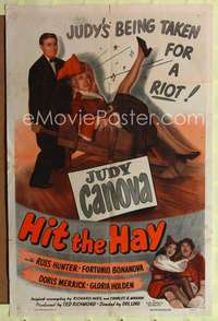 k354 HIT THE HAY one-sheet movie poster R51 Judy Canova, Ross Hunter