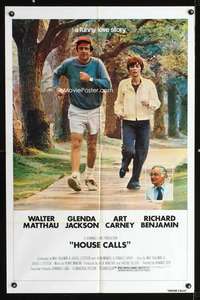 k364 HOUSE CALLS one-sheet movie poster '78 Walter Matthau, Glenda Jackson