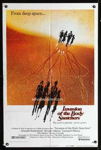 k381 INVASION OF THE BODY SNATCHERS advance one-sheet movie poster '78