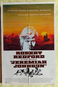 k386 JEREMIAH JOHNSON style B one-sheet movie poster '72 Robert Redford