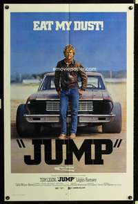 k391 JUMP one-sheet movie poster '71 cool close up drag race car image!