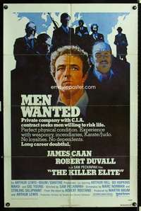 k400 KILLER ELITE one-sheet movie poster '75 James Caan, Sam Peckinpah