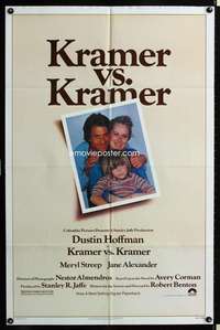 k413 KRAMER VS KRAMER one-sheet movie poster '79 Dustin Hoffman, Streep