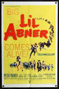 k435 LI'L ABNER one-sheet movie poster '59 Julie Newmar, Peter Palmer