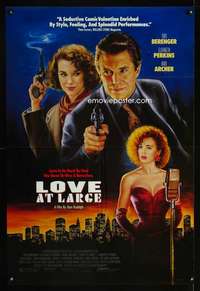 k461 LOVE AT LARGE one-sheet movie poster '90 Alan Rudolph, Tom Berenger