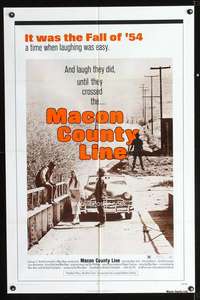 k467 MACON COUNTY LINE one-sheet movie poster '74 Max Baer, true story!