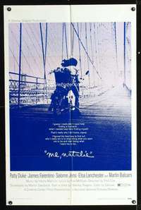 k495 ME NATALIE one-sheet movie poster '69 Patty Duke, James Farentino