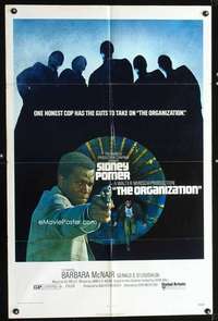 k571 ORGANIZATION one-sheet movie poster '71 Sidney Poitier as Mr. Tibbs!