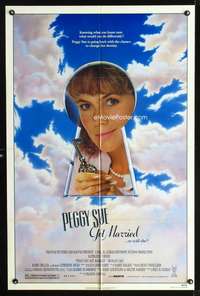 k581 PEGGY SUE GOT MARRIED one-sheet movie poster '86 Kathleen Turner