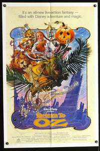 k608 RETURN TO OZ one-sheet movie poster '85 Disney, Drew Struzan art!