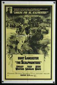k624 SCALPHUNTERS int'l one-sheet movie poster '68 Lancaster, Ossie Davis